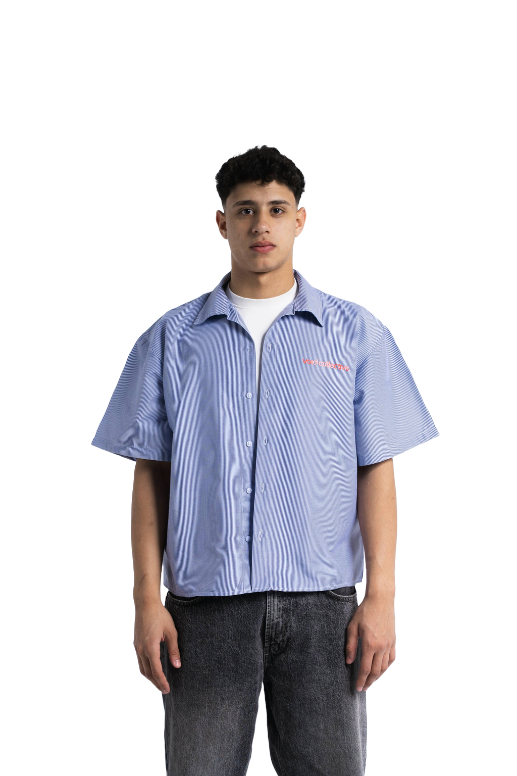 VC-101/ SHORT SLEEVES STRIPED SHIRT