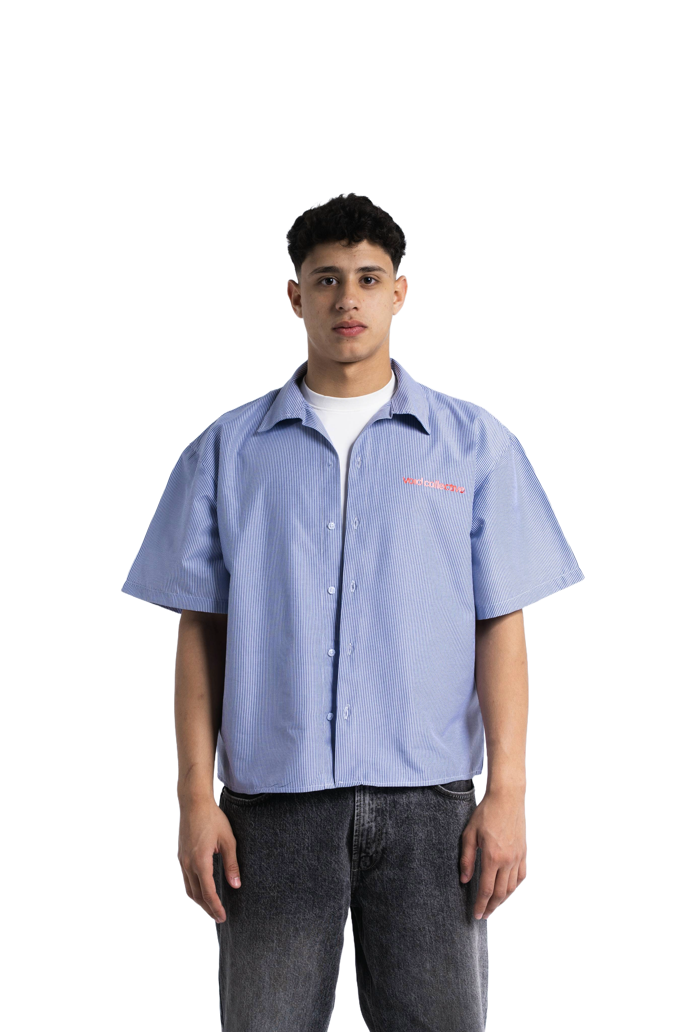 VC-101/ SHORT SLEEVES STRIPED SHIRT