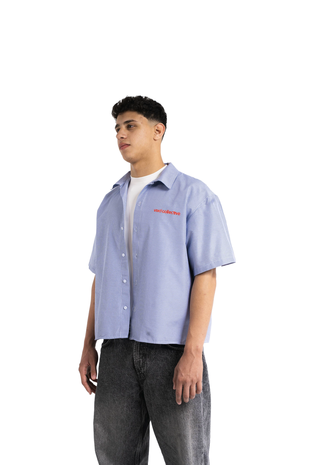 VC-101/ SHORT SLEEVES STRIPED SHIRT