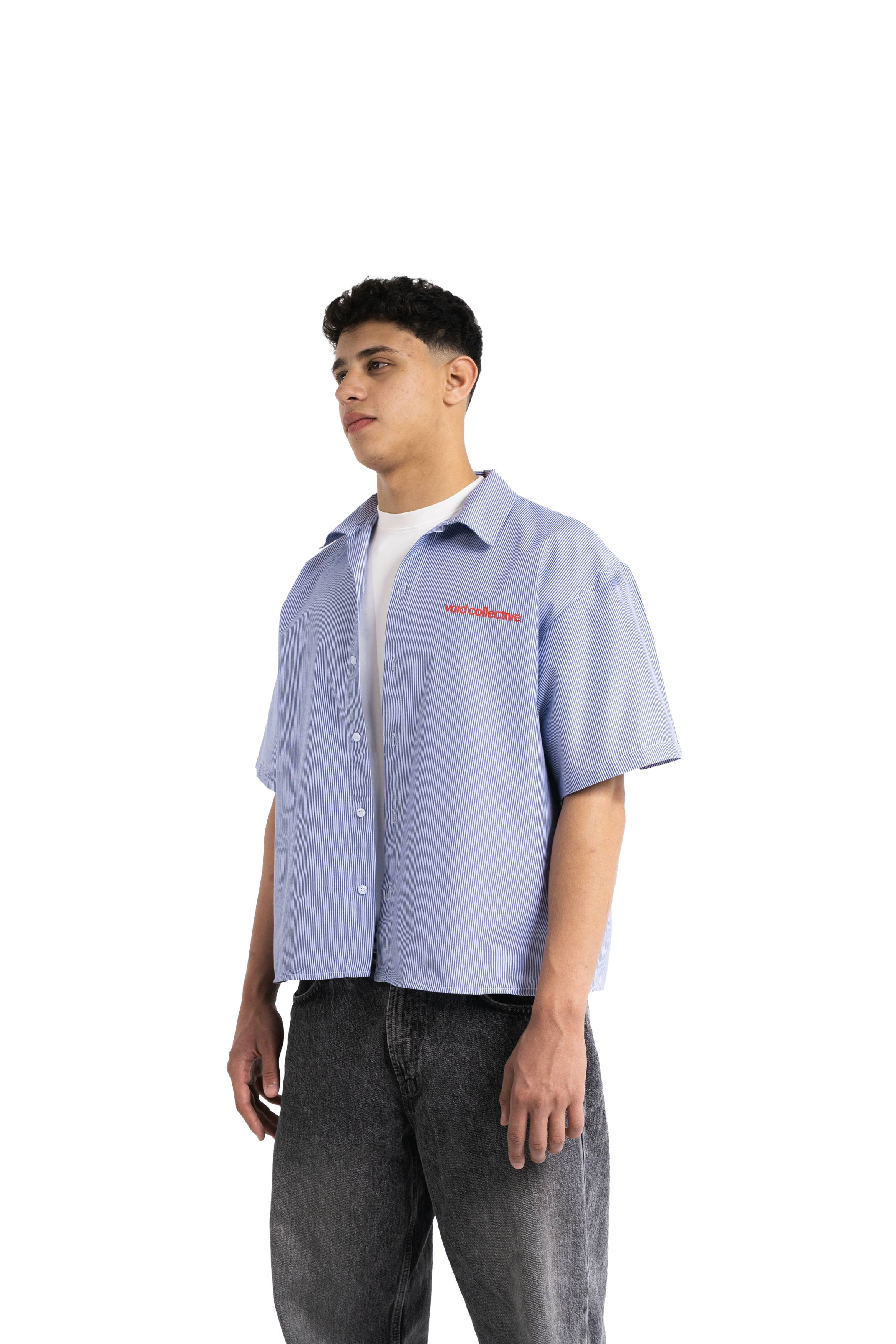 VC-101/ SHORT SLEEVES STRIPED SHIRT