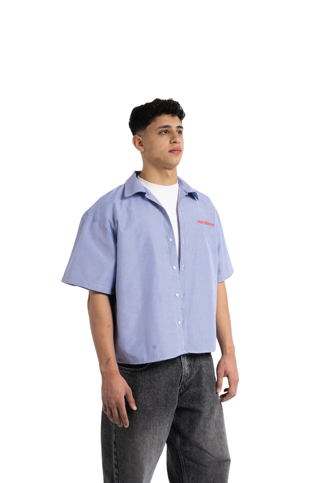 VC-101/ SHORT SLEEVES STRIPED SHIRT