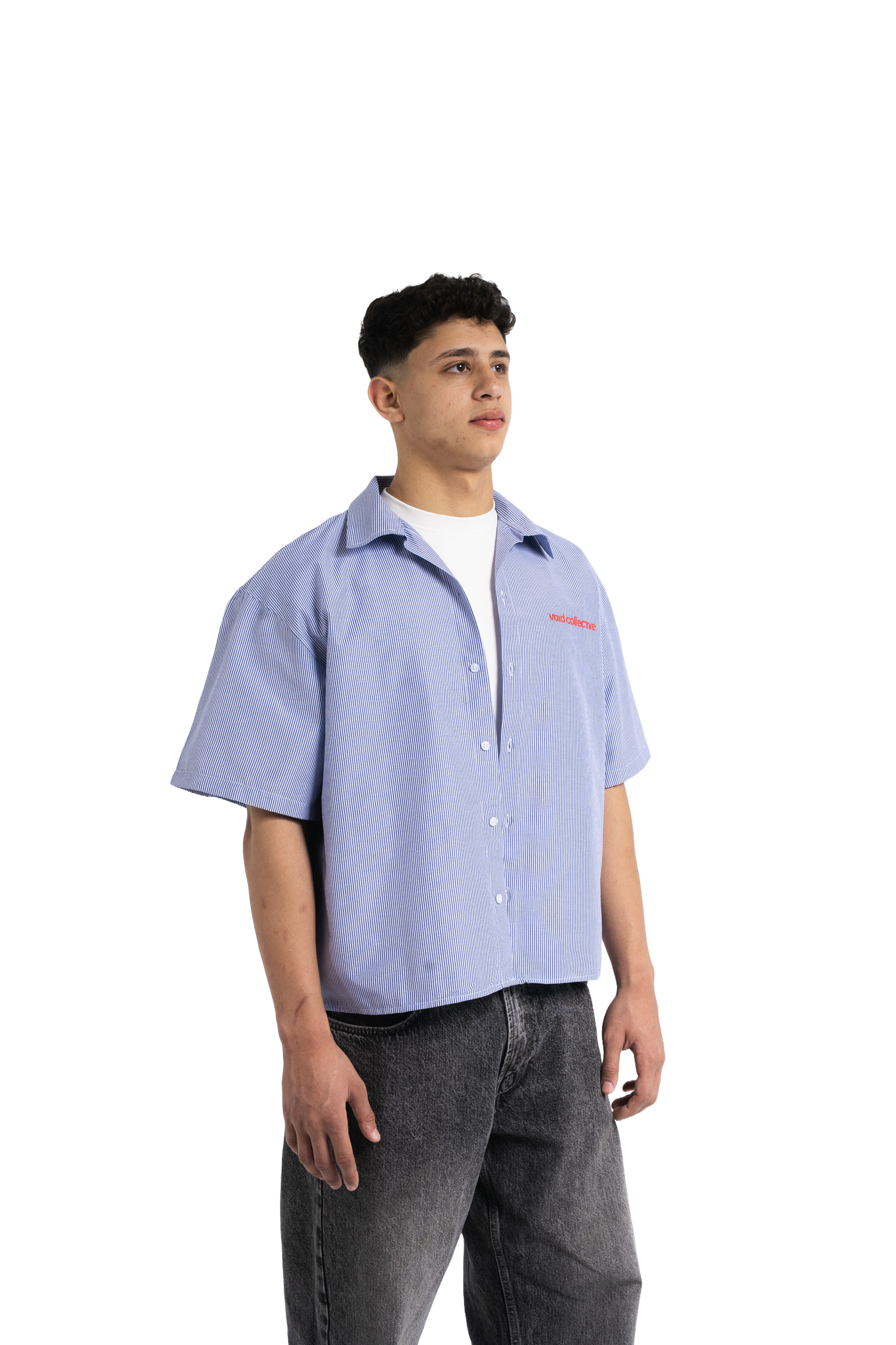 VC-101/ SHORT SLEEVES STRIPED SHIRT
