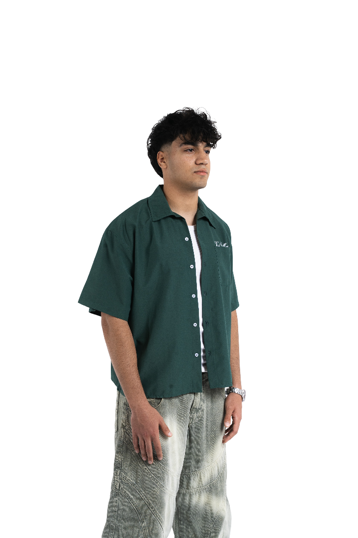 VC-102/ SHORT SLEEVE EMERALD GREEN SHIRT