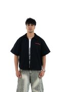 VC-100/ SHORT SLEEVES SHIRT IN BLACK