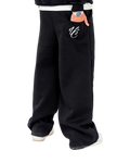 VC-095/ BLACK VEIN SWEATPANTS